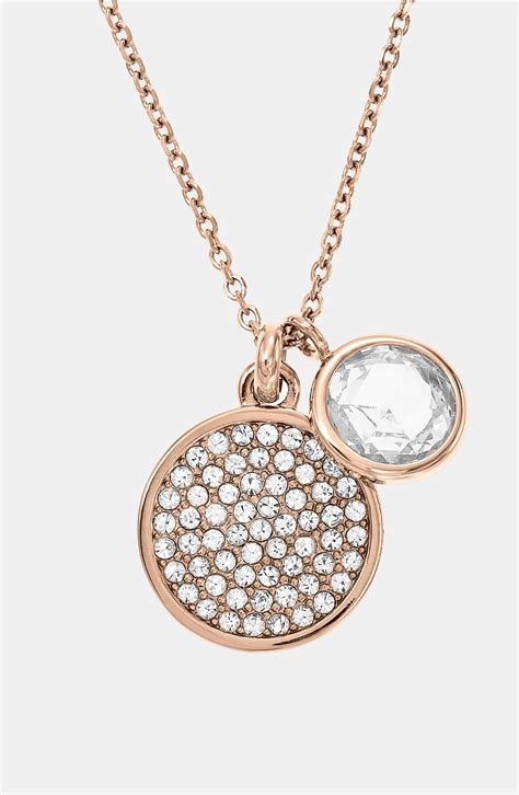 michael kors brilliance necklace|michael kors jewelry gift box.